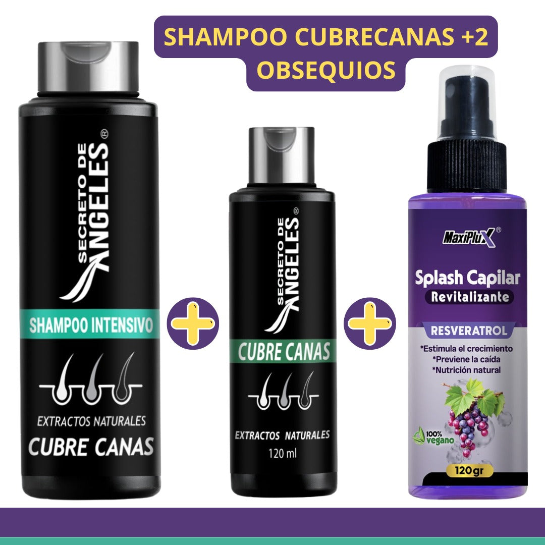 SHAMPOO CUBRECANAS + SPLAS CAPILAR RESVE