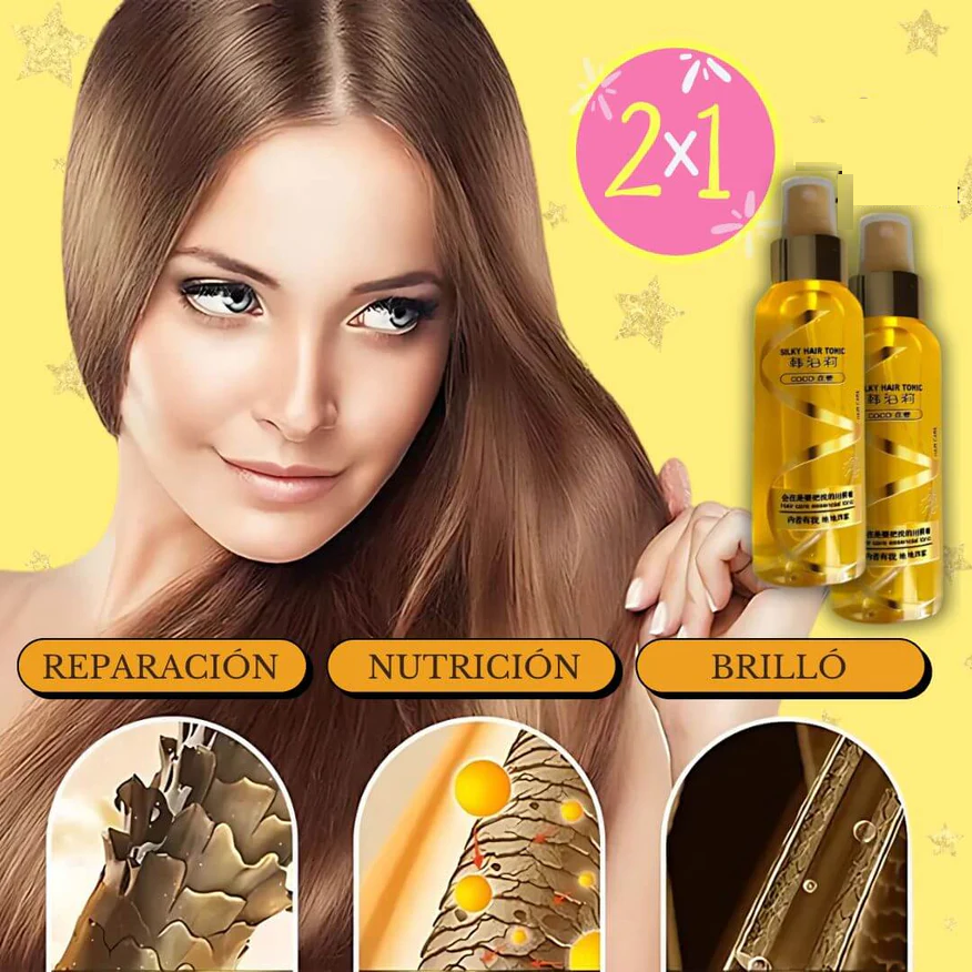 TÓNICO SILKY HAIR ANTIFRIZ PAGA 1 LLEVA 2💫