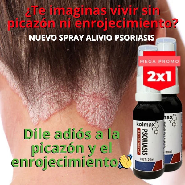✨ SPRAY ALIVIO-PSORIASIS KOLMAX™| SUPER PROMOCIÓN 2x1✨