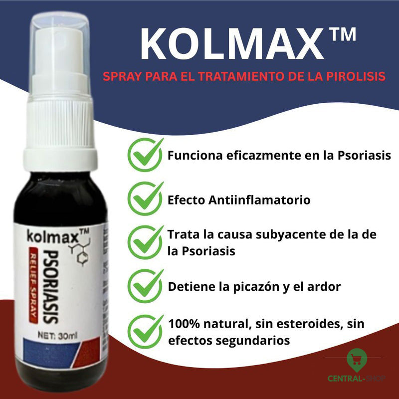 ✨ SPRAY ALIVIO-PSORIASIS KOLMAX™| SUPER PROMOCIÓN 2x1✨