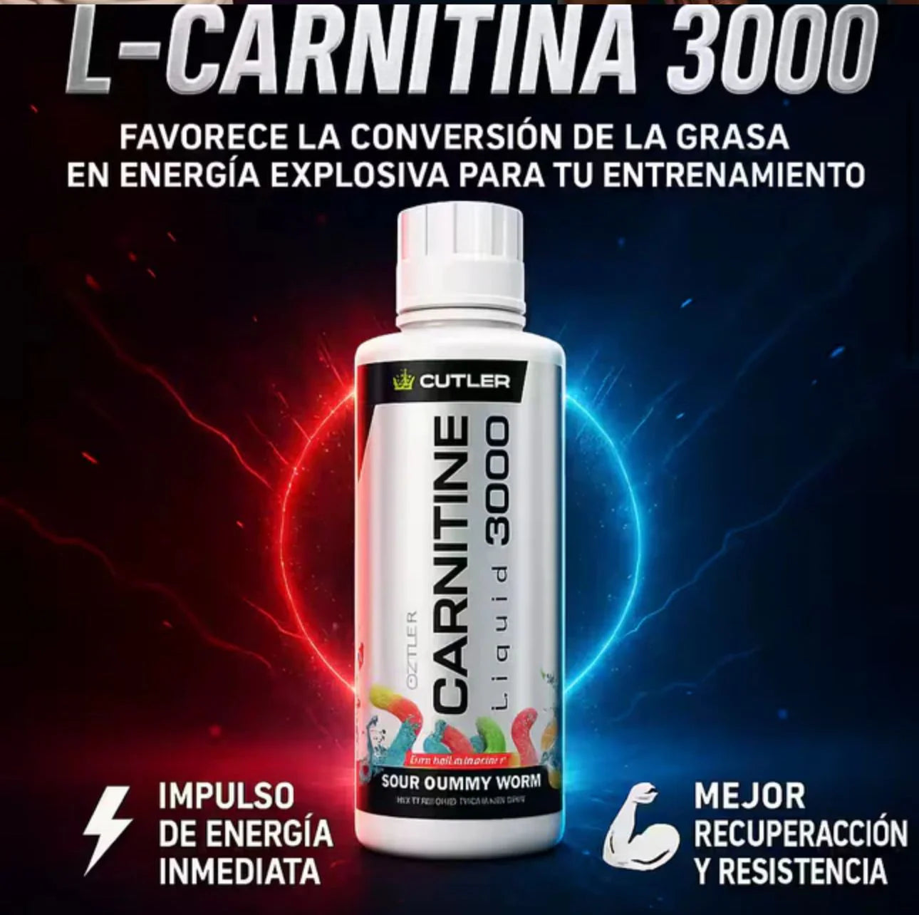 ⚡ L-Carnitina 3000 Energía y Metabolismo 🔥