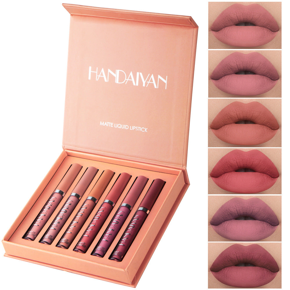SET DE LABIALES HANDAIYAN (6) + ENVÍO GRATIS