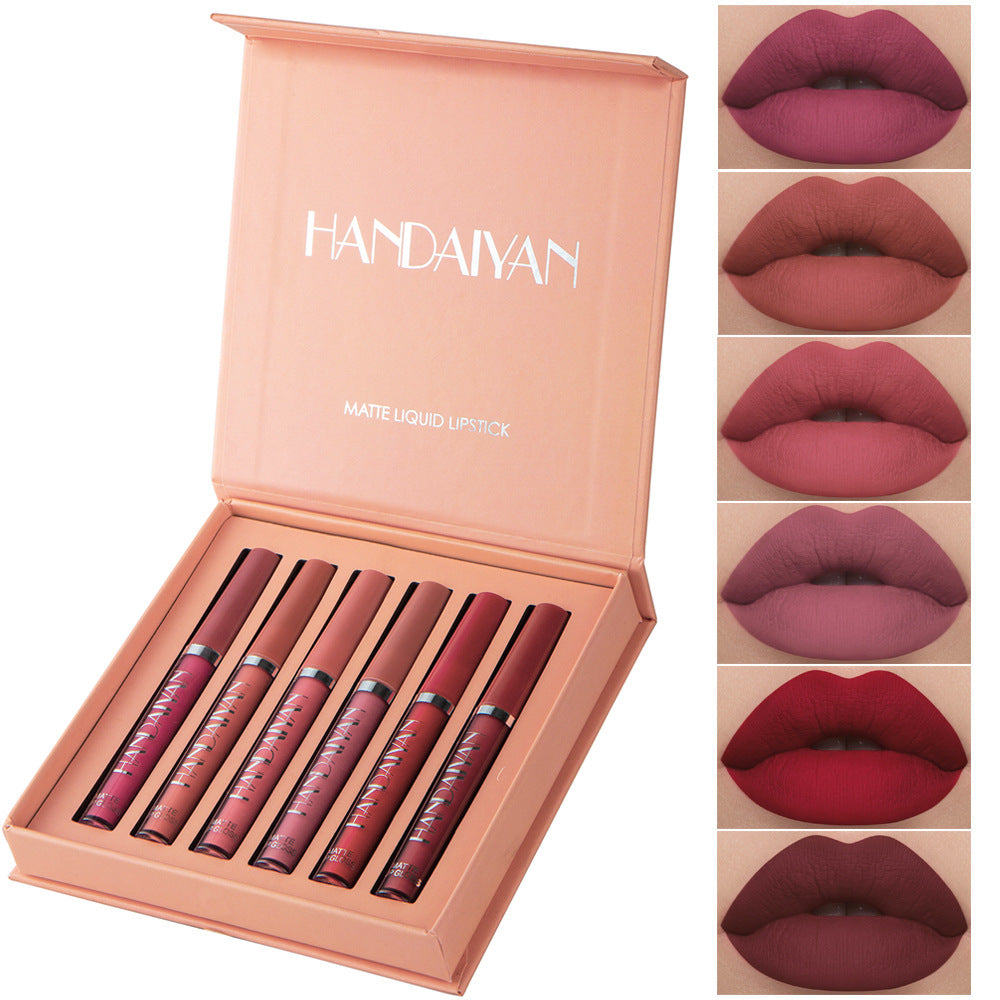 SET DE LABIALES HANDAIYAN (6) + ENVÍO GRATIS