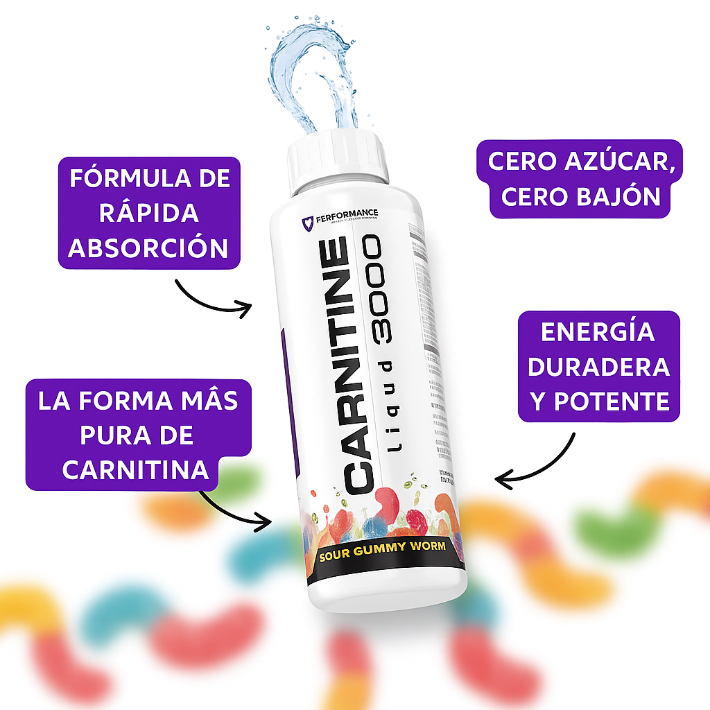 ⚡ L-Carnitina 3000 Energía y Metabolismo 🔥