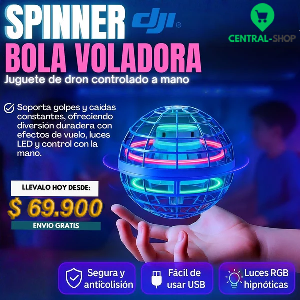 JUGUETE SPINNER BOLA VOLADORA | DJI® ✨