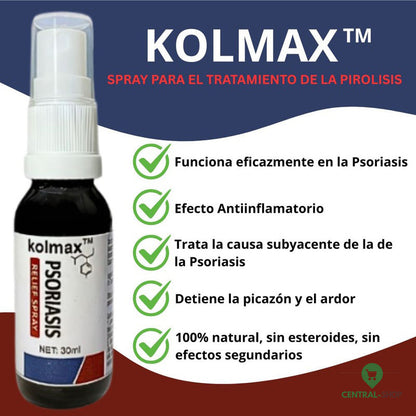 ✨ SPRAY ALIVIO-PSORIASIS KOLMAX™| SUPER PROMOCIÓN 2x1✨