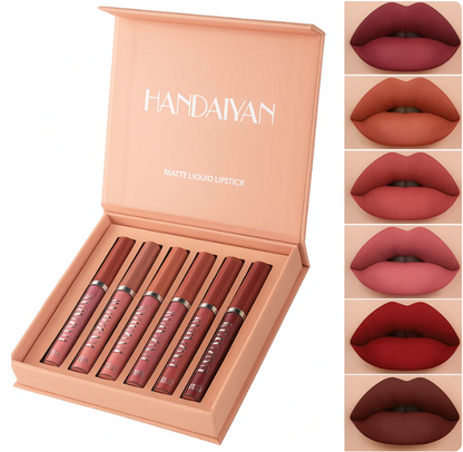 SET DE LABIALES HANDAIYAN (6) + ENVÍO GRATIS