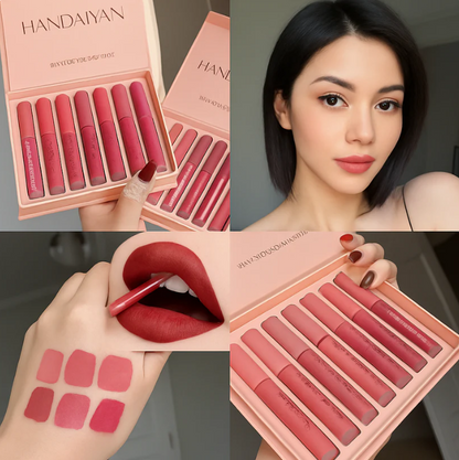 SET DE LABIALES HANDAIYAN (6) + ENVÍO GRATIS