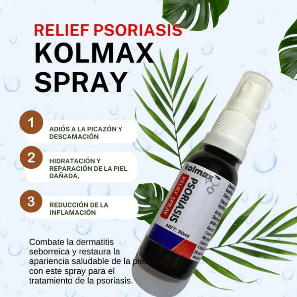 ✨ SPRAY ALIVIO-PSORIASIS KOLMAX™| SUPER PROMOCIÓN 2x1✨