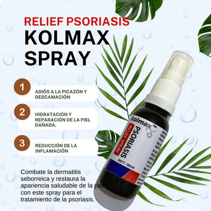 ✨ SPRAY ALIVIO-PSORIASIS KOLMAX™| SUPER PROMOCIÓN 2x1✨